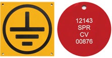 DOT-REL Rigid Engraving Laminate Labelling Service